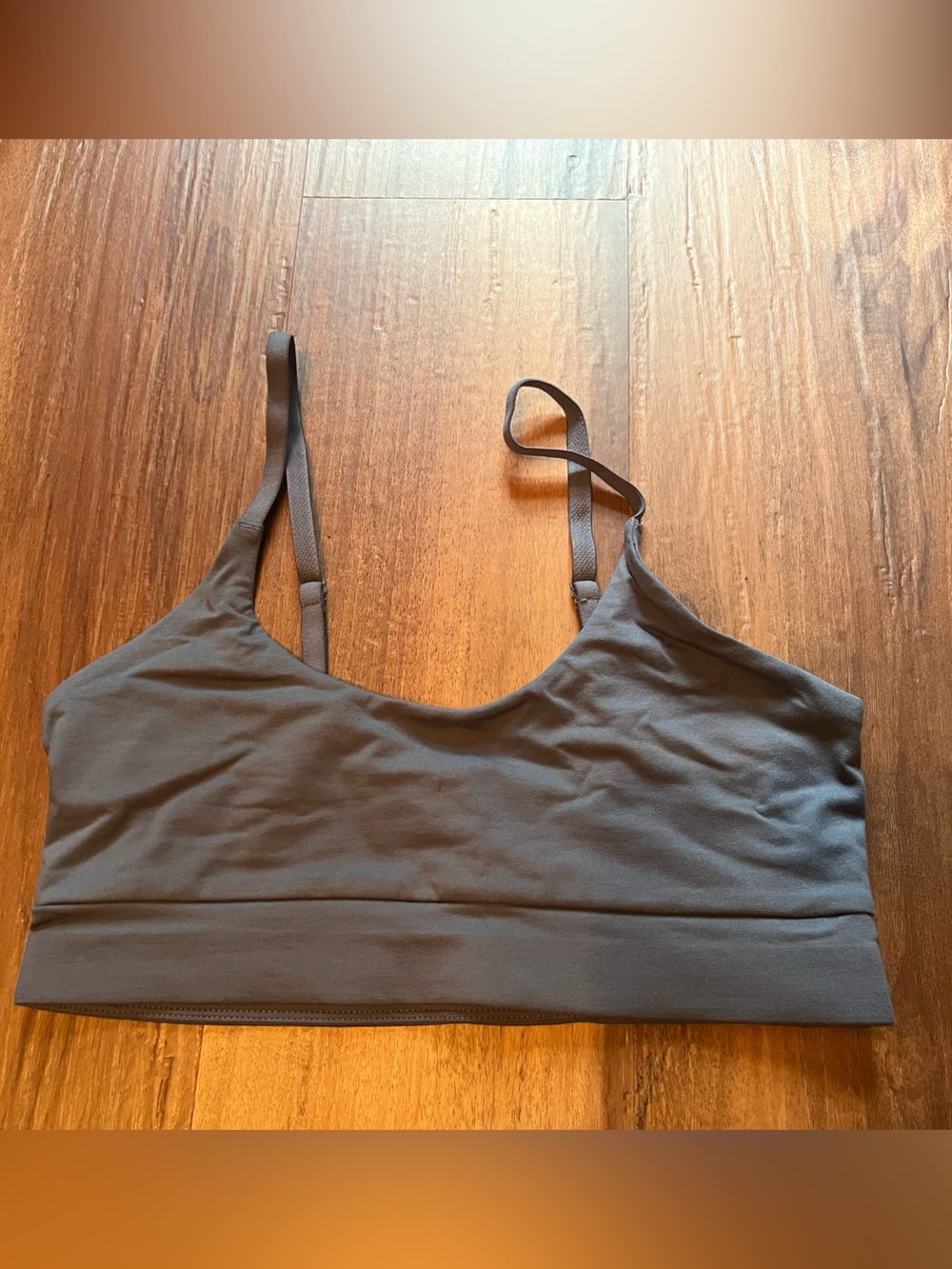 Pact Women's Light Steel Blue Everyday Modern Scoop Bralette